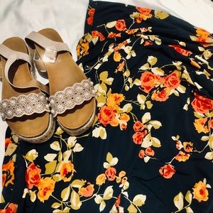 Lularoe Floral Maxi Skirt